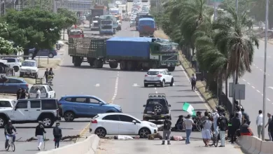 Bloqueo en Santa Cruz, en rechazo a las elecciones presidenciales 2020