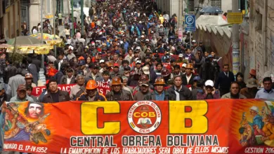 Central Obrera Boliviana movilizada