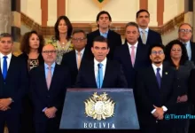 Rodrigo Paz y su gabinete