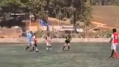 Captura de pantalla del momento de la agresión