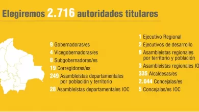 El 22 de marzo, la ciudadanía boliviana acudirá a las urnas