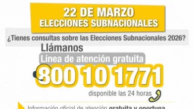 Línea gratuita TSE, elecciones subnacionales