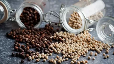 Pimienta negra y aceite de oliva