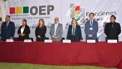 El presidente del Tribunal Supremo Electoral (TSE), Gustavo Ávila, inauguró este domingo la jornada de votación en Bolivia