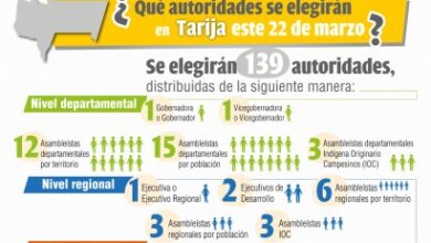 En el departamento de Tarija, 381.657 ciudadanas y ciudadanos están habilitados para elegir