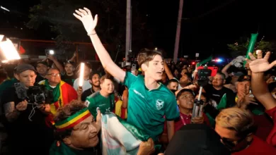 La selección boliviana recibió un masivo apoyo en Monterrey.