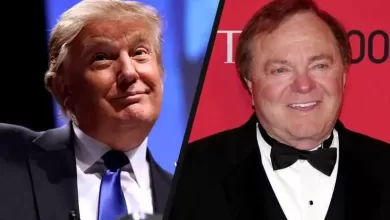 Donald Trump y Harold Hamm.