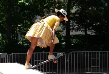 Imilla Skate, es colectivo de skaters femeninas de Bolivia