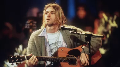 Kurt Cobain, en el unplugged de Mtv