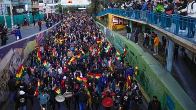 Masiva marcha de la Central Obrera Boliviana (COB), pide la renuncia de Paz