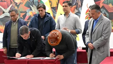 Algunas organizaciones sociales mostraron su desacuerdo en el pacto entre la COB y el gobierno