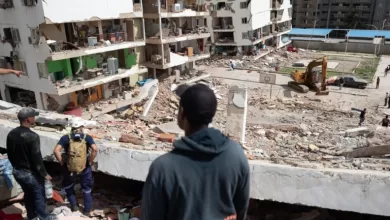 Vista de los daños materiales en el estado La Guaira tras el sismo del pasado 24 de junio.