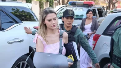 Nadia Beller en septiembre de 2026, tras sobrevivir milagrosamente al intento de asesinato